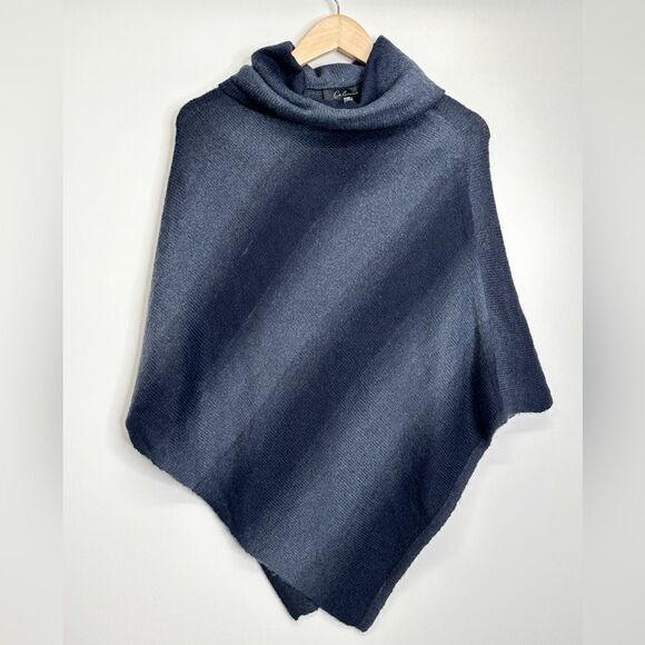 Wool Blend Women’s Blue Cowl Neck Size S/M‎ - Picture 1 of 6